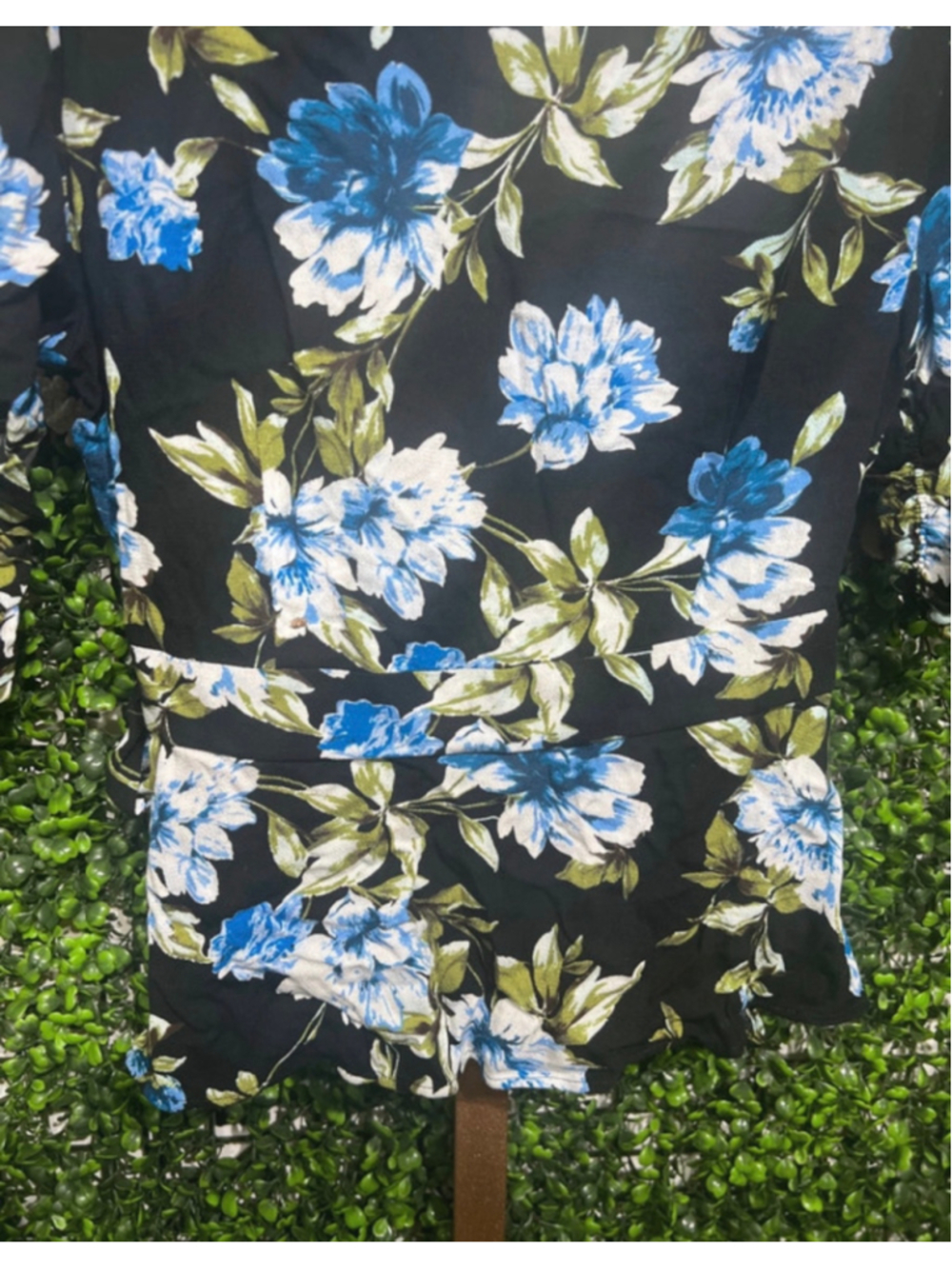 Banana Republic Ecovero 3/4 Sleeves Wrap Floral Summer Top Blouse size XS - Picture 12 of 12